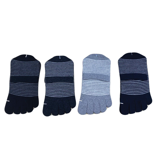 5 TOE SHORT SOCKS MICRO STRIPE US7-9 EU40-44