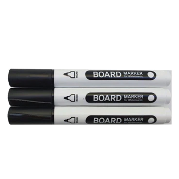 WHITE BOARD MARKER 3P BLACK