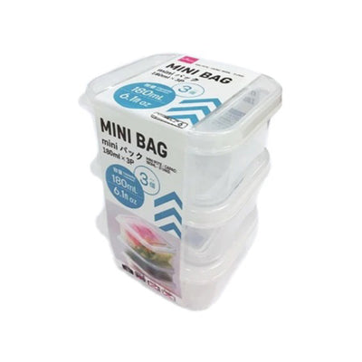 FOOD CONTAINER 3PCS 3.14X3.54X1.85IN