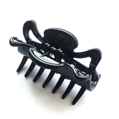SILICONE LONG TOOTHED HAIR CLIP