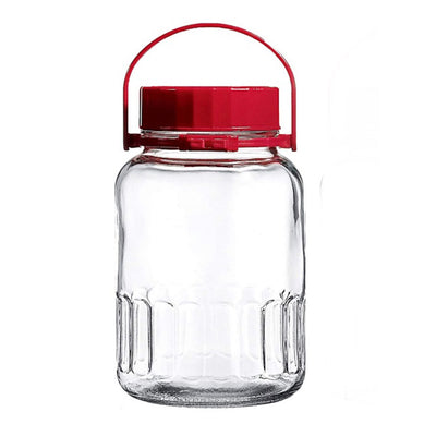 GLASS JAR WITH LID 1 GALLON