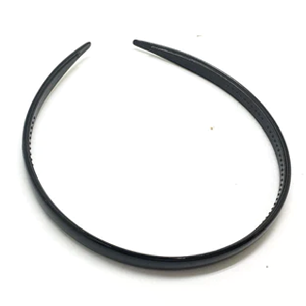 SILICONE HEADBAND SLIM BLACK