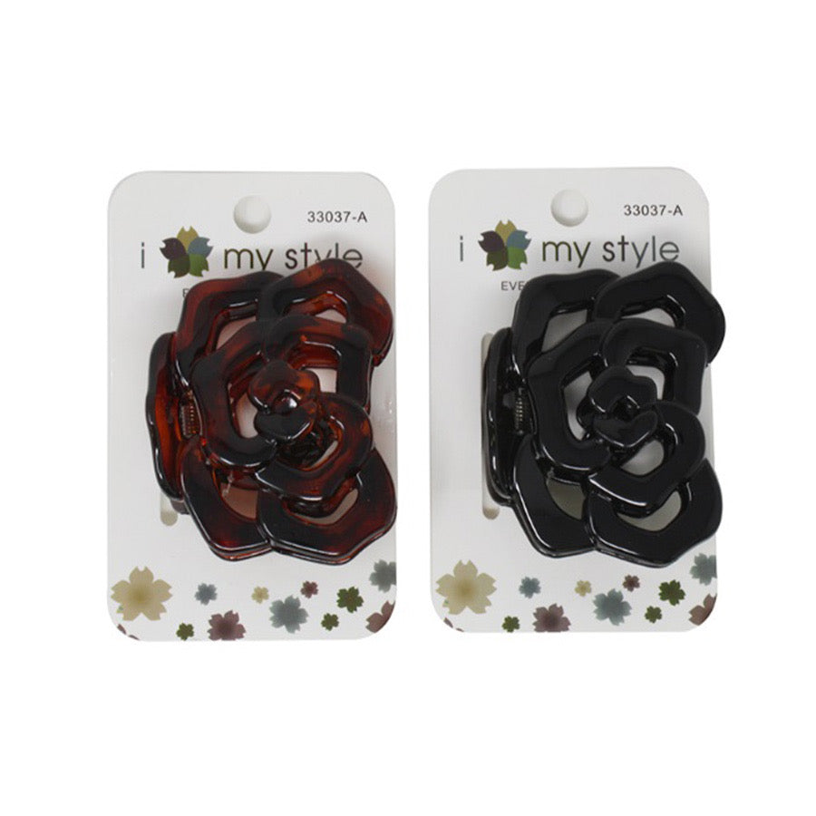 HAIR ACC HAIR CLAW CLIP ROSE L