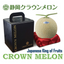 FRESH CROWN MELON IN BOX FROM SHIZUOKA JAPAN