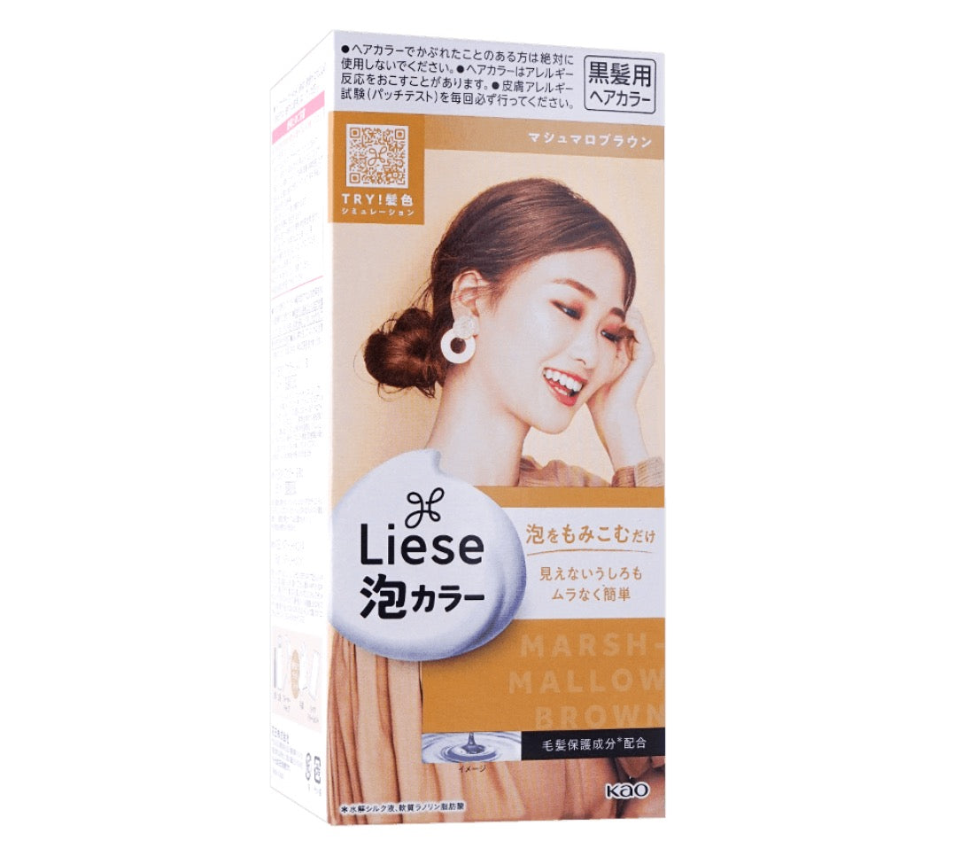 KAO LIESE BUBBLE HAIR COLOR MARSHMALLOW BROWN