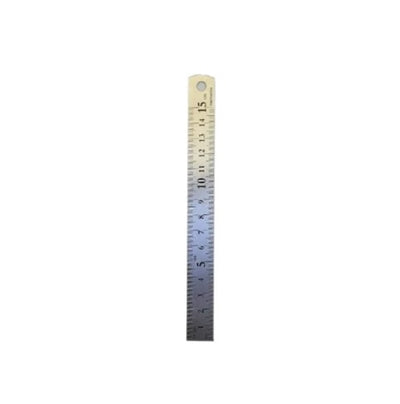 STAINLESS STEEL RULER 5.9 IN