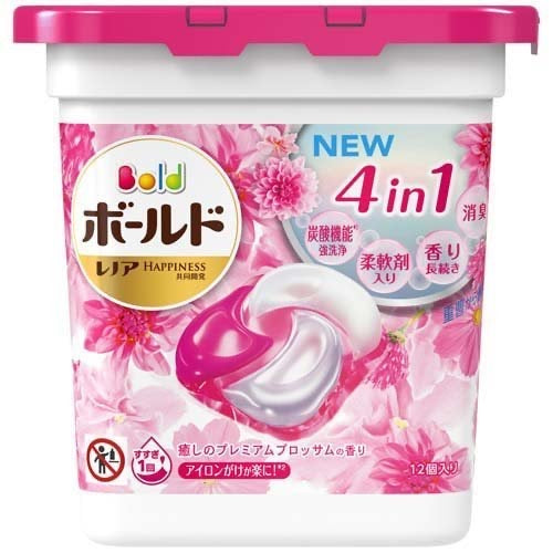 DETERGENT BOLD GEL BALL 4IN1 PREMIUM BLOSSOM 12PC